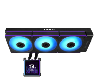 Lian Li HydroShift II LCD-S 360CL RGB LCD Black 3x120mm - 1486801 - zdjęcie 3